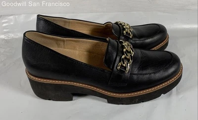 Mocasín de plataforma Naturalizer Desi negro zapatos informales para mujer - EE. UU. 11 Foto 1 de 4