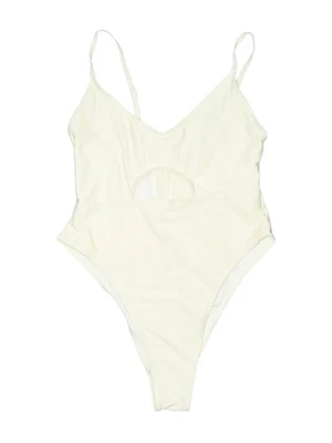 Nasty Gal Inc. Women Ivory One Piece Swimsuit 4 - Image 1 of 2