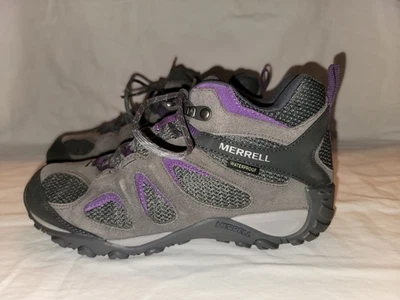 Bota de Senderismo Merrell Yokota 2 Mid Impermeable Granito Púrpura J85896 Mujer Talla 10 Foto 1 de 4