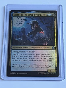Morbius Living Vampire 137 MTG Marvels Spider-Man 2025 Near Mint Foil - Picture 1 of 16