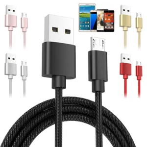 1M 2M 3M Long Micro USB Fast Charging Charger Data Cable for HTC One M7 M8 M9 A9 - Picture 1 of 13