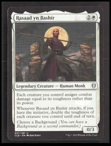 MTG Rasaad yn Bashir 37 Commander Legends: Battle for Baldur's Gate CB-1-2-A-44 - Bild 1 von 6