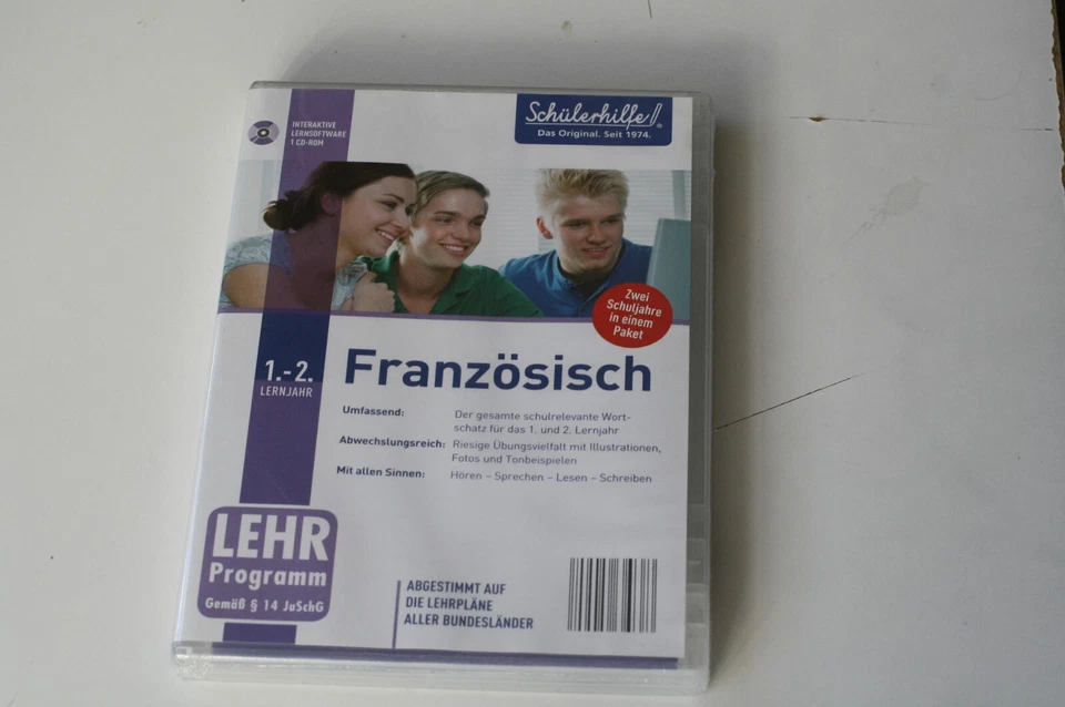 Französisch 1+2 Lernjahr   (PC-CD) - Bild 1 von 1
