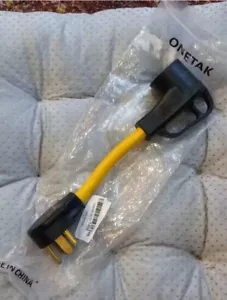 ONETAK NEMA 14-30P To 14-50R 120V/240V 30 Amp 4 Prong Male Plug To 50 Amp 4 - Picture 1 of 5