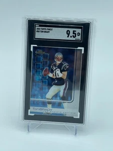 2002 Finest #50 Tom Brady SGC 9.5 MT+ CERT - 3022024 - Picture 1 of 2