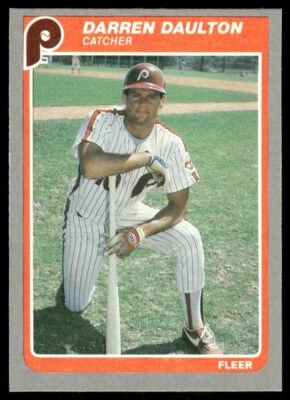 Darren Daulton Philadelphia Phillies #U-33 1985 Fleer Update Baseball Card - Image 1 of 2