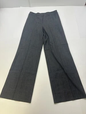 Calça social feminina Etro lã 42 cinza stretch Itália - Imagem 1 de 4