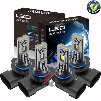 For Chevrolet Express 1500 2500 3500 1996-2022 LED Headlight Hi-Low Beam 4x Foto 1 de 4