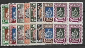 Lithuania 1933 Fund Set SG373-380 MNH Blocks Cat£116 - Picture 1 of 1