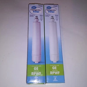 Set of 2 Great Value Refrigerator Water Filter Replacement GE Compatible RPWF - Picture 1 of 9