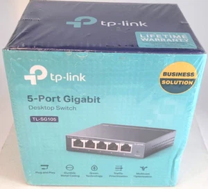 TP-Link 5-Port Gigabit Desktop Switch (TL-SG105)- NEW - Picture 1 of 6