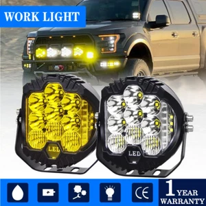 5 inch 7 inch LED Work Light Pods Spot Flood Combo Fog Lamp Offroad Driving Car - Picture 1 of 33