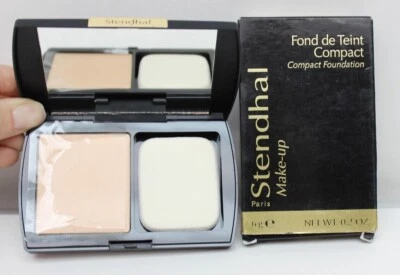 Base compacta de maquillaje Stendhal Paris 025 opalina 0,2 oz hecha en Francia nueva en caja Foto 1 de 4