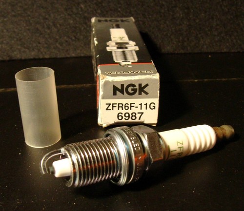 1- NEW NGK Spark Plug V Power Resistor Made In Japan ZFR6F-11G 6987