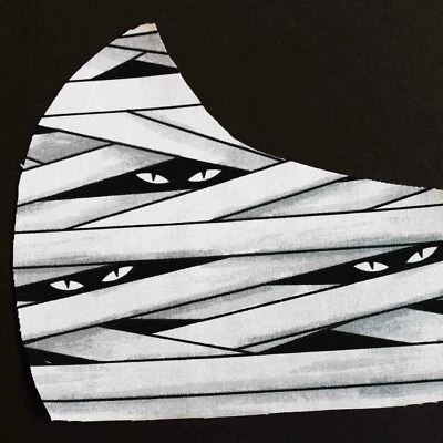  Face Mask Mummy dead coffin eyes dark halloween occult witch Filter MAdult - Image 1 of 4