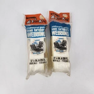 Frost King Lawn Furniture Webbing 2.25" x 39' White - 2 Packs - Picture 1 of 6