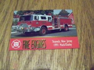 FIRE ENGINES TEANECK, NEW JERSEY SERIES TWO TRADING CARD #180 - Picture 1 of 1