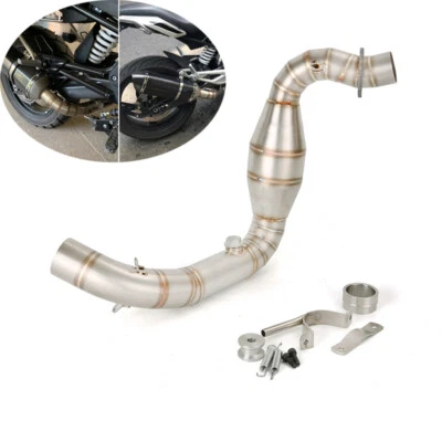 Para BMW G310R G310GS 2014-2025 Sistema de escape Cabezal Enlace Tubo Deslizable Puntas 51mm Foto 1 de 4