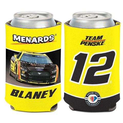 Ryan Blaney 2023 Menards #12 Can Hugger 12oz Cooler Cover