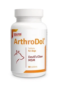 ArthroDol 90 Tablets Devil’s claw And MSM For Dogs - Picture 1 of 2