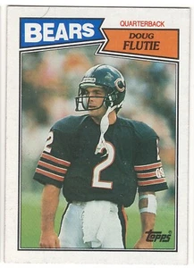 DOUG FLUTIE 1987 Topps #45 CHICAGO BEARS - Picture 1 of 1