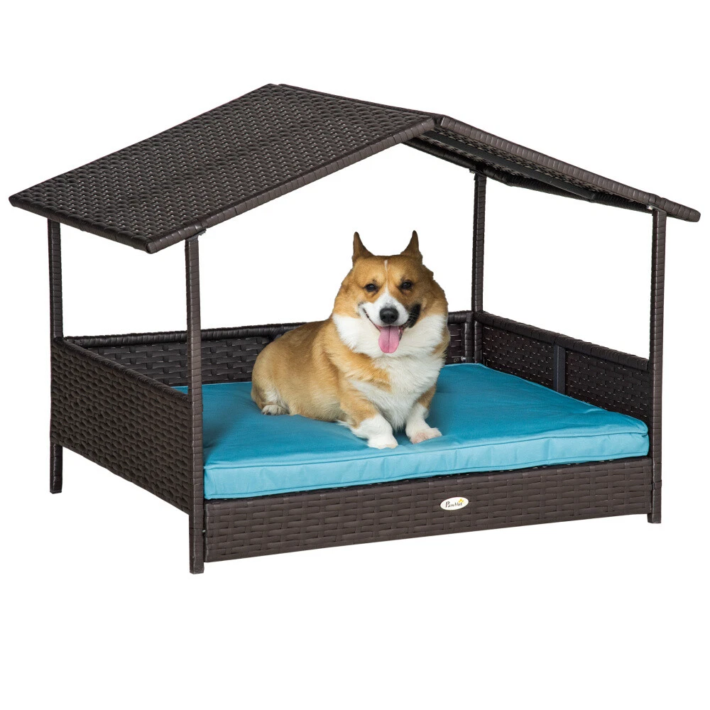 E-wicker24 Alles Aus Weide Un Almacenamiento De Mimbre Para Mascotas, Cama Mascotas, Un Tumbona Para