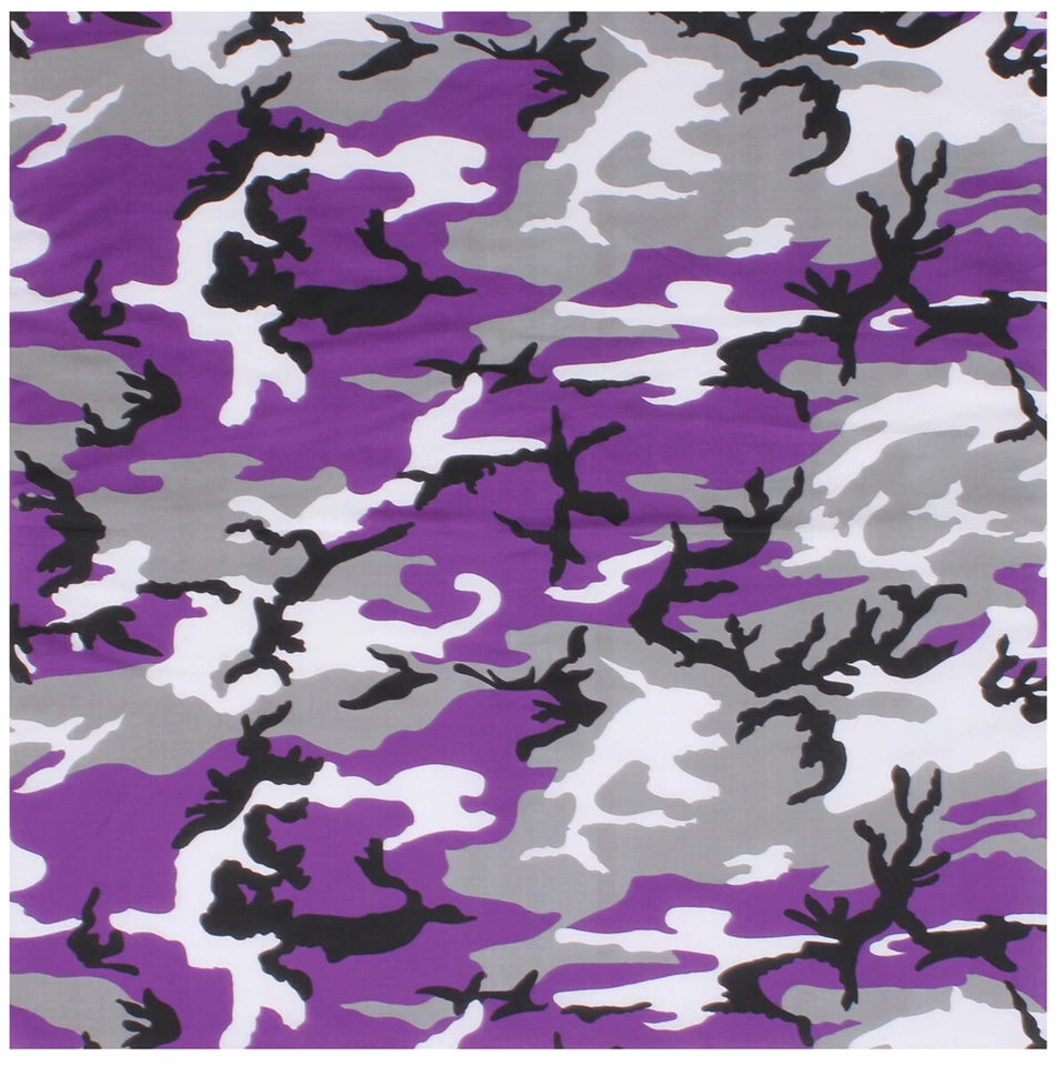 Bandanas camufladas - Bandana extra grande 27 x 27 pulgadas 100 % algodón para motociclista Foto 1 de 1