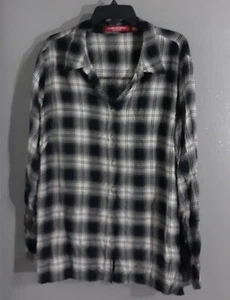 WOMAN'S GLORIA VANDERBILT LONG SLEEVE/ BUTTON DOWN BLOUSE SHIRT.SIZE 3X - Picture 1 of 9