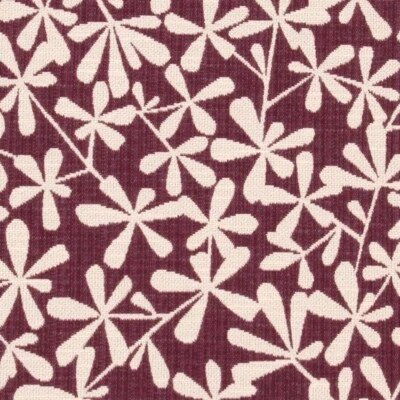 58 Yards fabric roll, Upholstery, Cotton Blend, 54 1/2" Width, Floral, Amethyst - Image 1 of 4