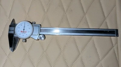 STARRETT No. 120 6" DIAL CALIPER Hardened Stainless Steel  Made in USA - Image 1 of 4