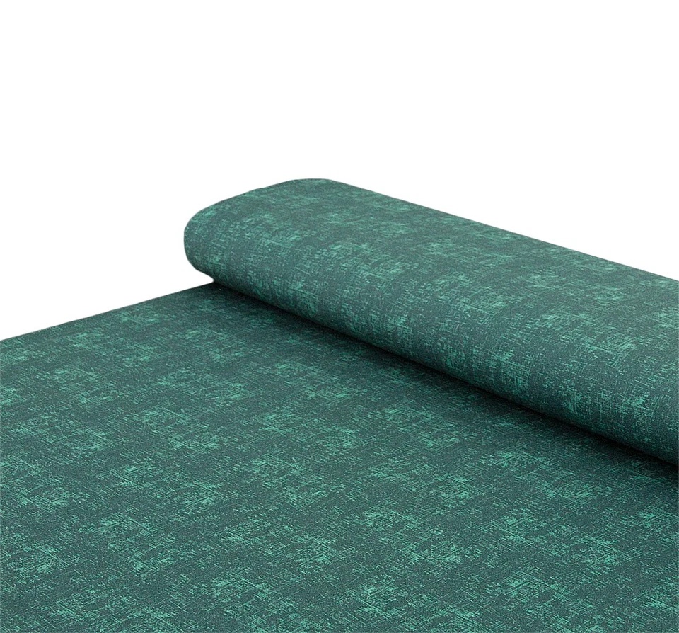 Baumwoll - Sweat Stoff French Terry grün meliert - Meterware ab 25 cm x 150 cm - Bild 1 von 1