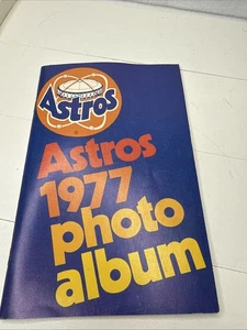 Álbum de fotos de los Astros de Houston 1977 - recuerdo MLB RARO Y VINTAGE - ¡Buen estado! - Imagen 1 de 4