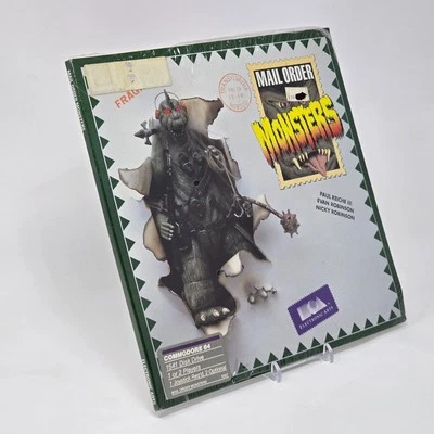 Mail Order Monsters (Commodore 64 C64) 5.25 Floppy Disk BRAND NEW FACTORY SEALED - Image 1 of 3