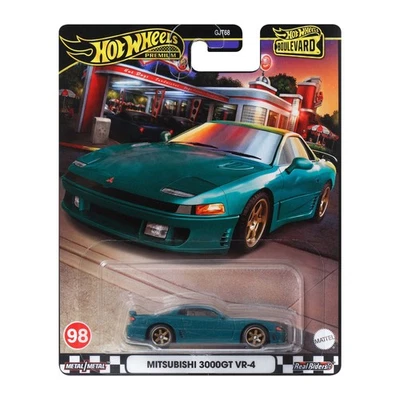 MITSUBISHI 3000GT VR 4 Hot Wheels Boulevard 98 Modello Auto 1:64 7cm HRT68 - Immagine 1 di 4