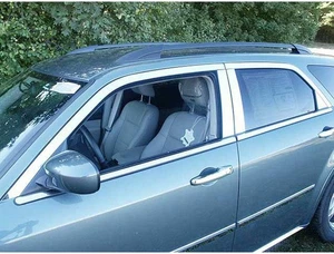 14p Luxury FX Chrome Window Package (w/Posts & Sill) for 2005-2008 Dodge Magnum - Picture 1 of 4