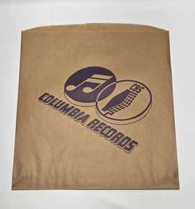 Vintage NOS Columbia Records,  CBS Radio LP Record Sleave.  Music Shop Bag - Picture 1 of 3