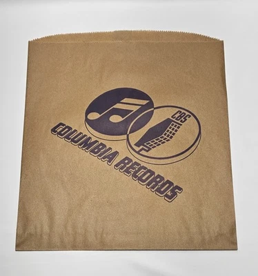 Vintage NOS Columbia Records,  CBS Radio LP Record Sleave.  Music Shop Bag - Image 1 of 3