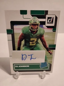 2023 Panini Chronicles Draft Picks Dj Johnson Rated Rookie Auto - Picture 1 of 2