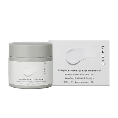 Gabit Salicylic Acid & Green Tea Face Moisturiser For Acne, Blackheads & Open Po - Image 1 of 4