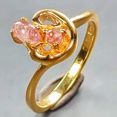 Jewellery Natural Tourmaline Ring 925 Sterling Silver Size 5.5 /R440643 - Image 1 of 4