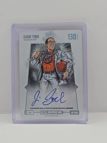 Bo Jackson Battle Arena Game Time Jim Boeheim Inspired Ink Auto Steel Auto Debut