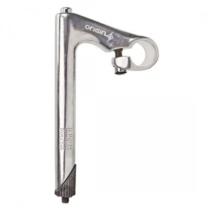 Origin8 Classic Sport Quill Stem Quill Stem 80mm 25.4mm -18 Deg Silver Aluminum - Picture 1 of 1