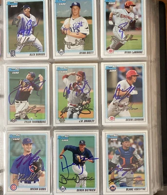 2010 BOWMAN DRAFT PROSPECTS SIGNED AUTOGRAPHED BASEBALL CARDS - Image 1 of 4