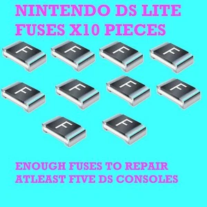 Nintendo DS & Lite Reparatur Sicherungen X10 Ersatzteile Defekt + - Bild 1 von 1