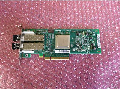 Dell QLE2562L PCI-E 8GB Dual Fibre HBA Host Bus Adapter RW9KF + 2x 8Gb SFP - Image 1 of 4