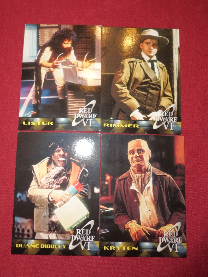 Rittenhouse Archives Red Dwarf TV Series. 4 Card Video Promo Set Season 6 - Image 1 of 2