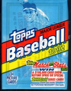 1992 Topps Cello Pack Dave Winfield RB HOF Top California Angels Baseball #1 - Picture 1 of 2
