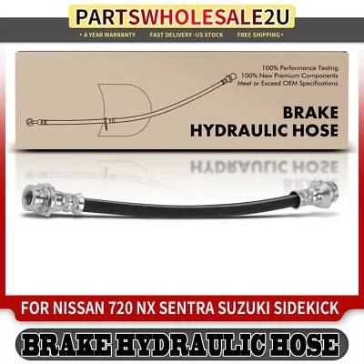 Manguera hidráulica de freno trasero izquierdo/derecho para Nissan 720 NX Sentra Suzuki Sidekick Foto 1 de 4