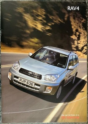 Toyota RAV4 Sales Brochure (2002) NEW  **FREE P&P** - Image 1 of 4