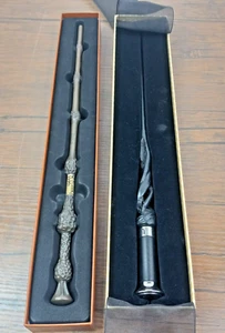Harry Potter Wand Set - Dumbledore Elder Wand & Dumbledore Black Wand - Picture 1 of 15
